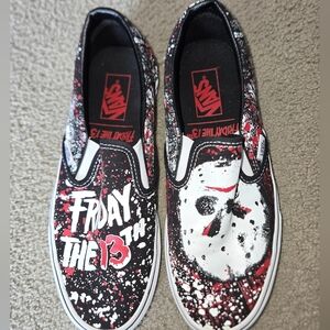 Vans Jason Voorhees Slip On Shoes Size 8